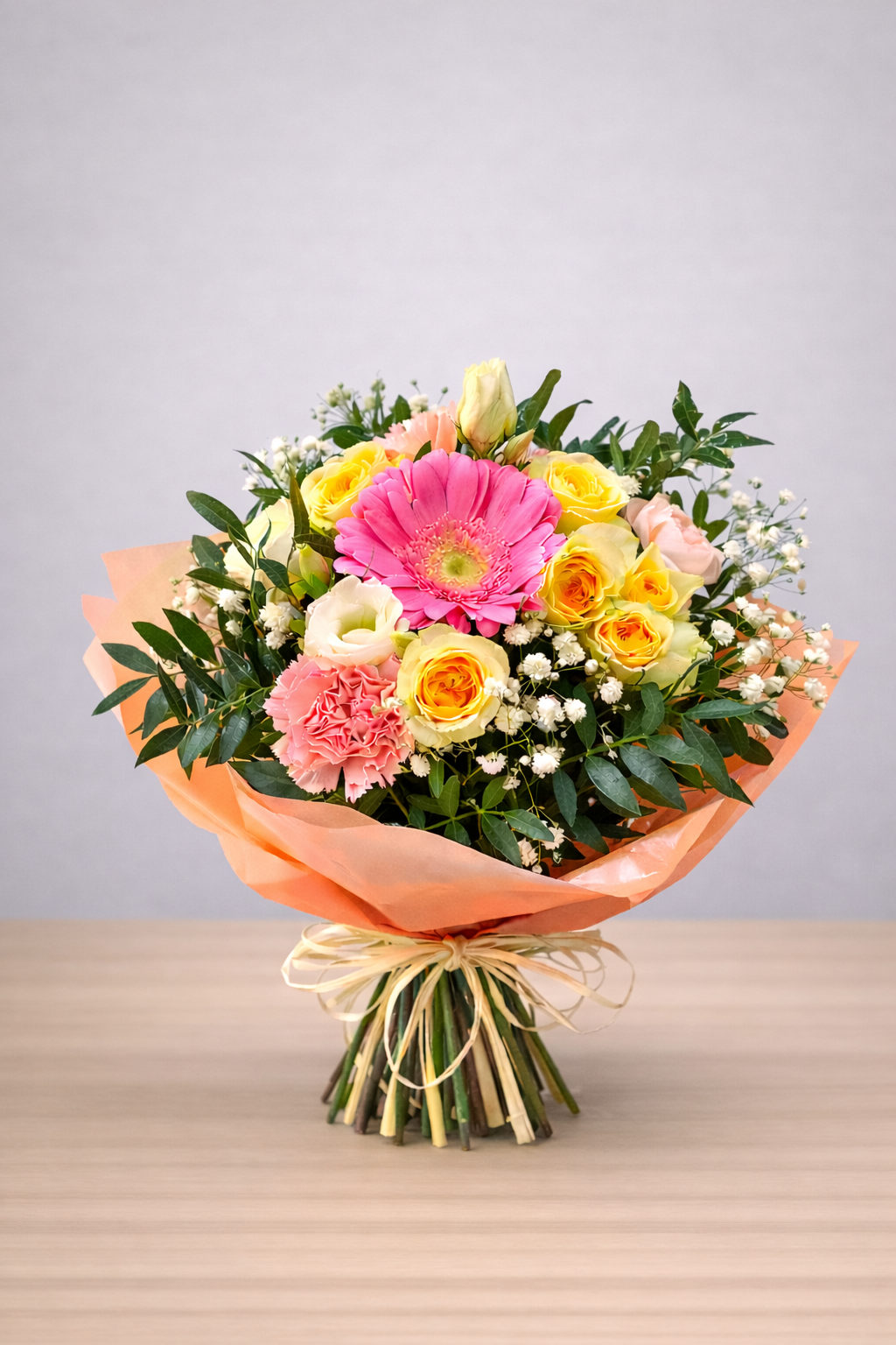 Kytica Sweet Peach – Kytice s doručením v Trenčíne